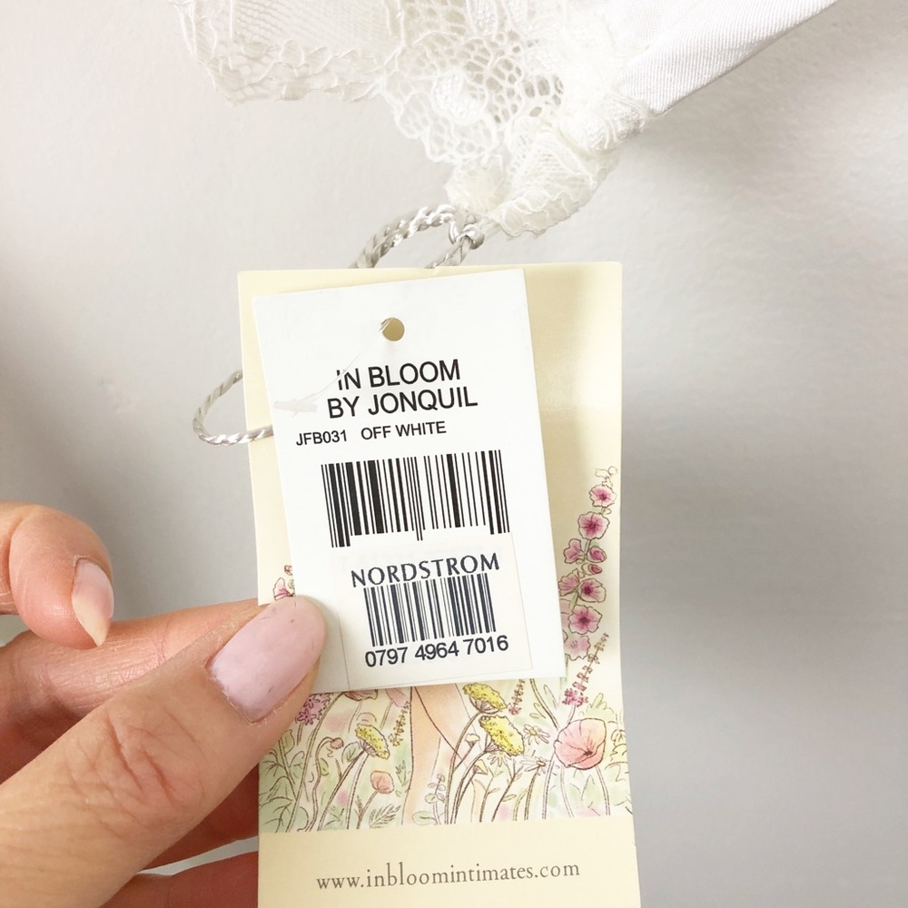 NWT In Bloom by Jonquil Off White Bride Robe L - Picture 4 of 6